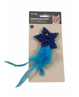 Brinquedo para Gato - Estrela com Plumas